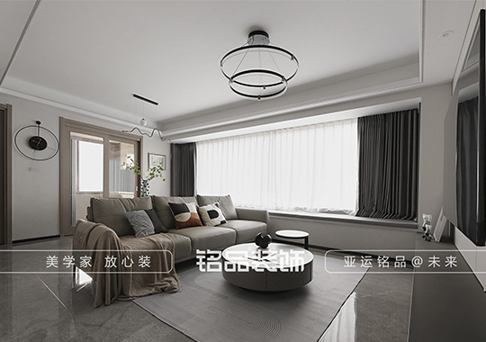 富阳碧桂园·铂玺湾119方三室两厅两卫现代装修案例