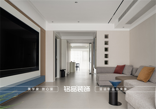 富阳逸品春江150方现代极简奶油风格案例鉴赏