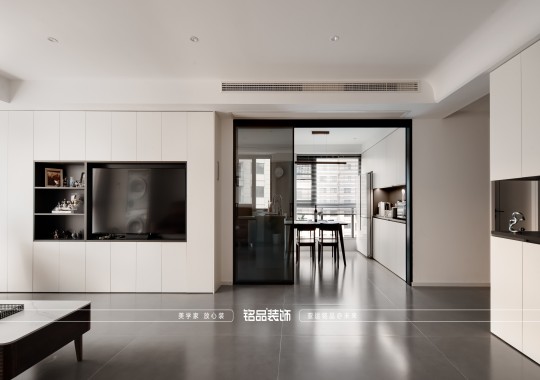 富阳云水山居128㎡三居室【现代风格】装修案例